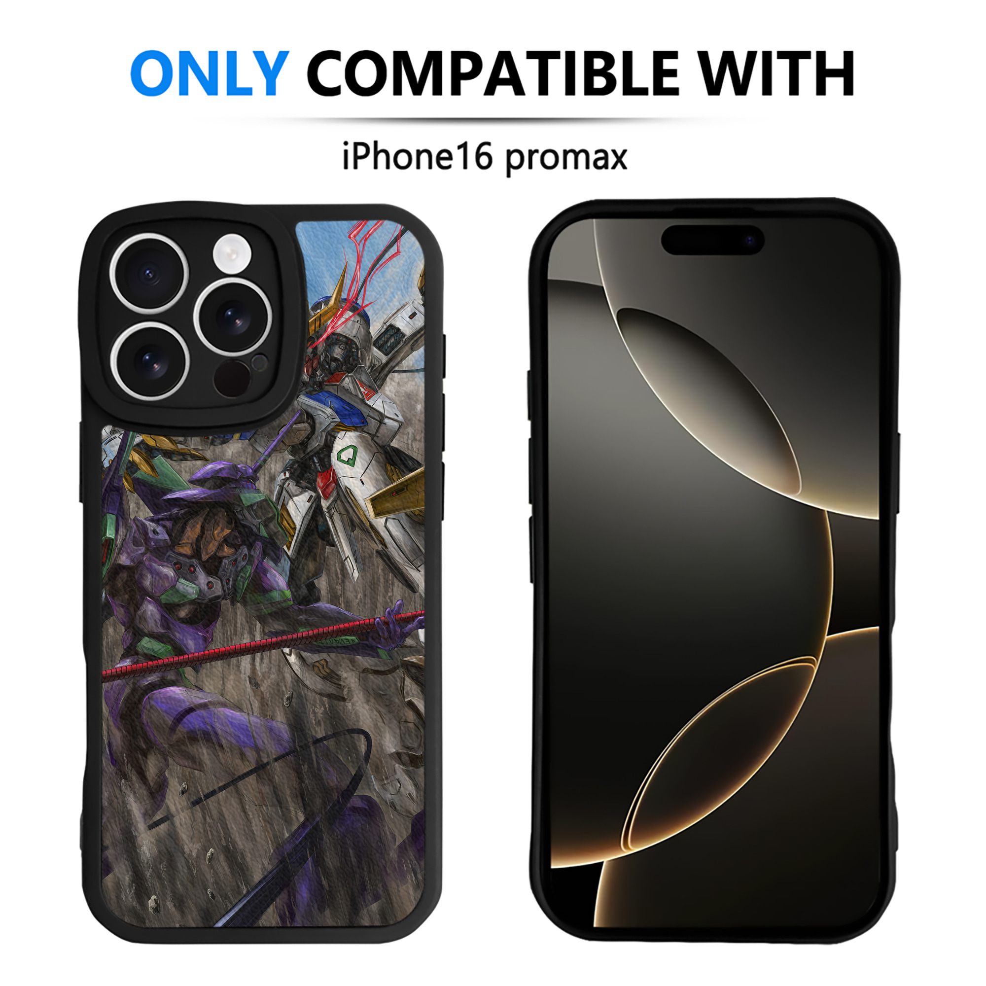 （画像用） EVA 新世紀エヴァンゲリオン 【iPhone 16シリーズ対応】シリコンスマホケース（レザー調） 材質：シリコン